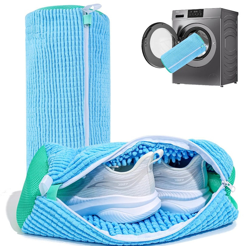 Shoes Laundry Bag Shoe Wash Bag for Washing Machine Reusable Zipper Shoe Washing Bag Sneaker Tennis Shoe Cleaner Kit Remove Dirt